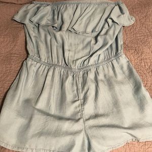 Aerie Denim romper